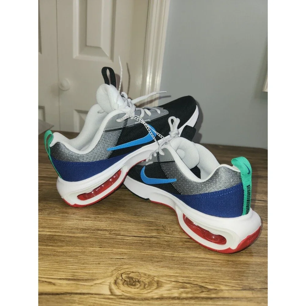 Nike Big Kid Air Max INTRLK Lite GS Running Shoes Sz 6.5Y Blk/Grey/Royal Blue - Picture 2 of 15